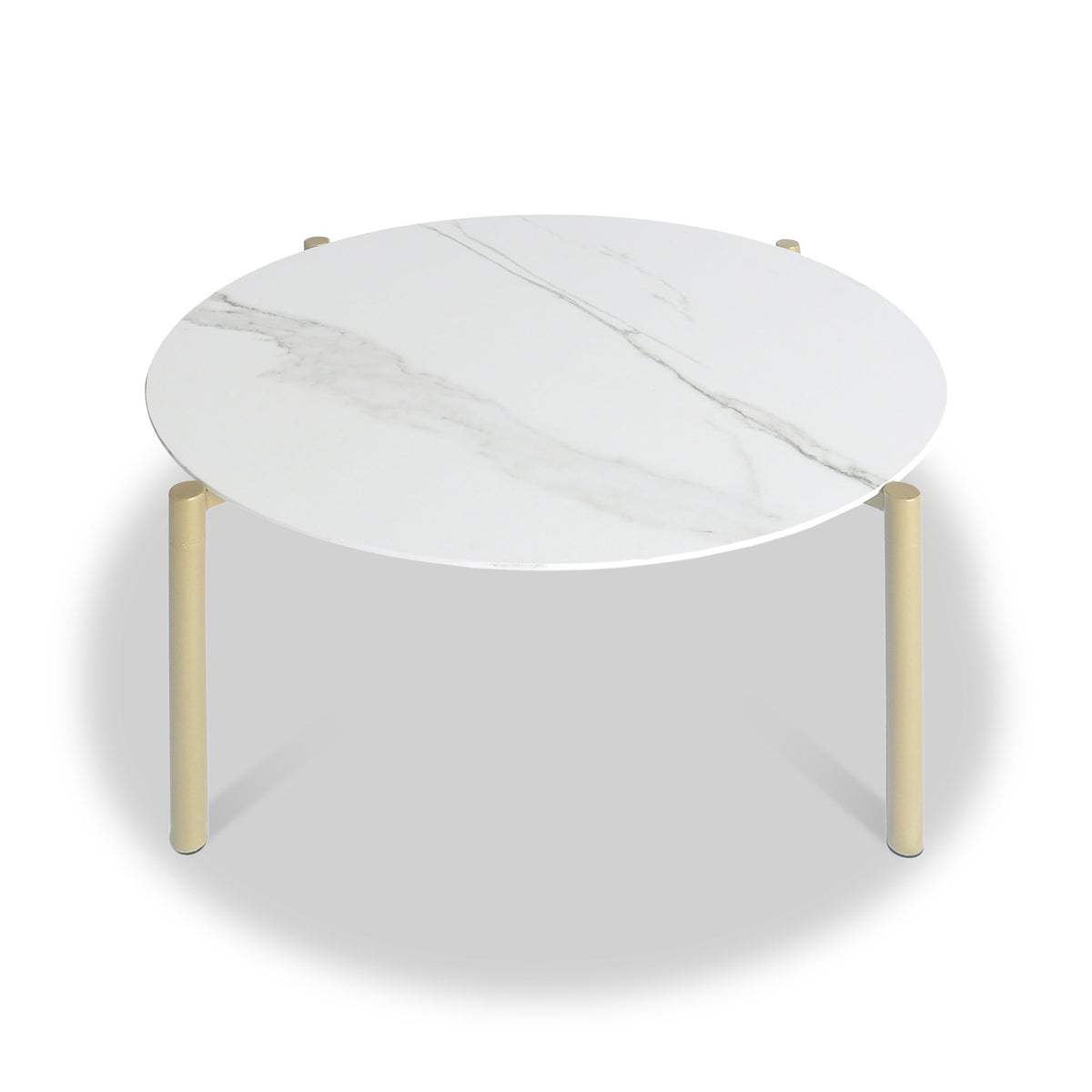 Dalston White & Gold Coffee Table