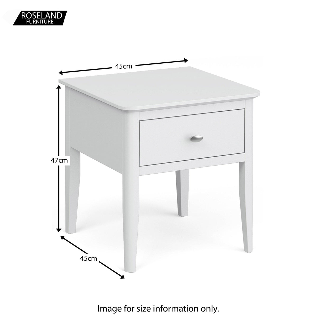 Chester White Lamp Table