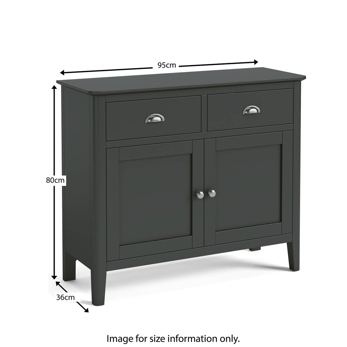 Dumbarton Charcoal Small Sideboard