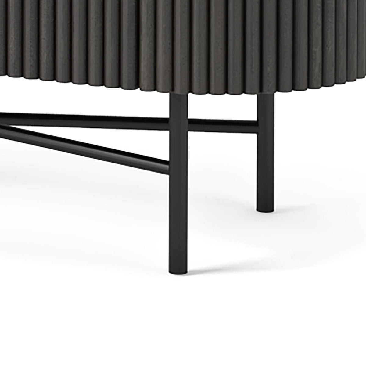 Milo Mango & Marble Fluted Small Sideboard