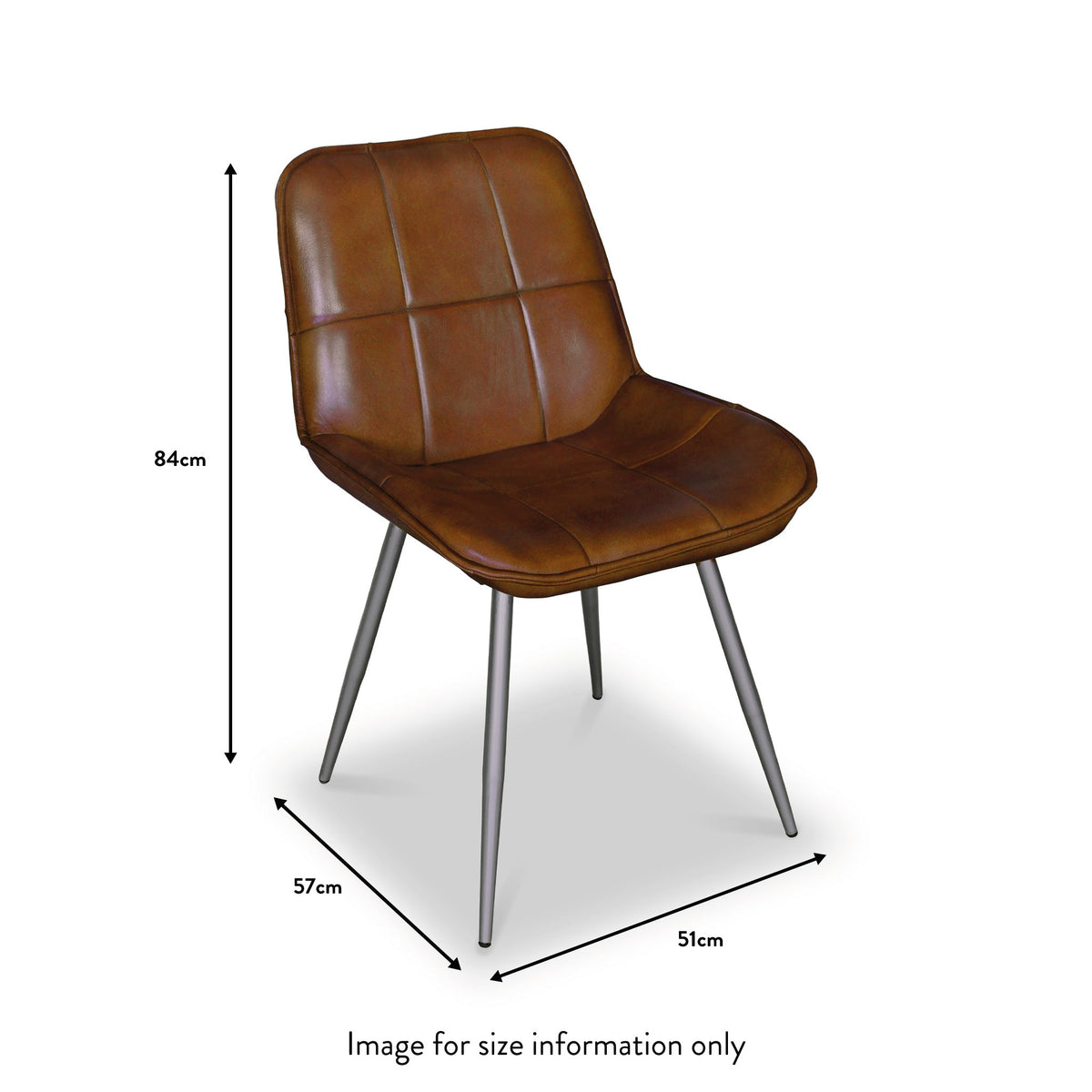 Danica Leather Dining Chair