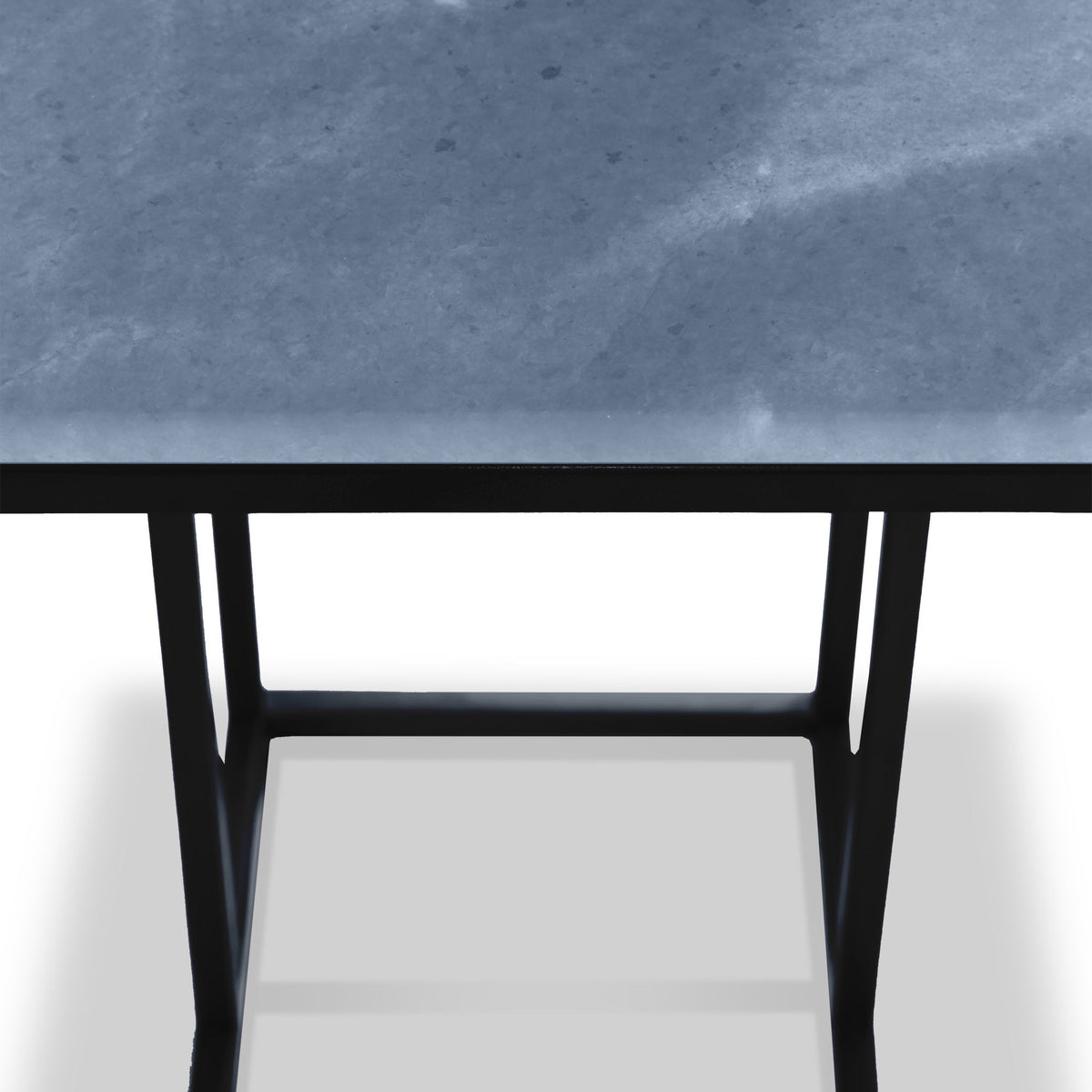 Elissa Marble Side Table with Black Leg