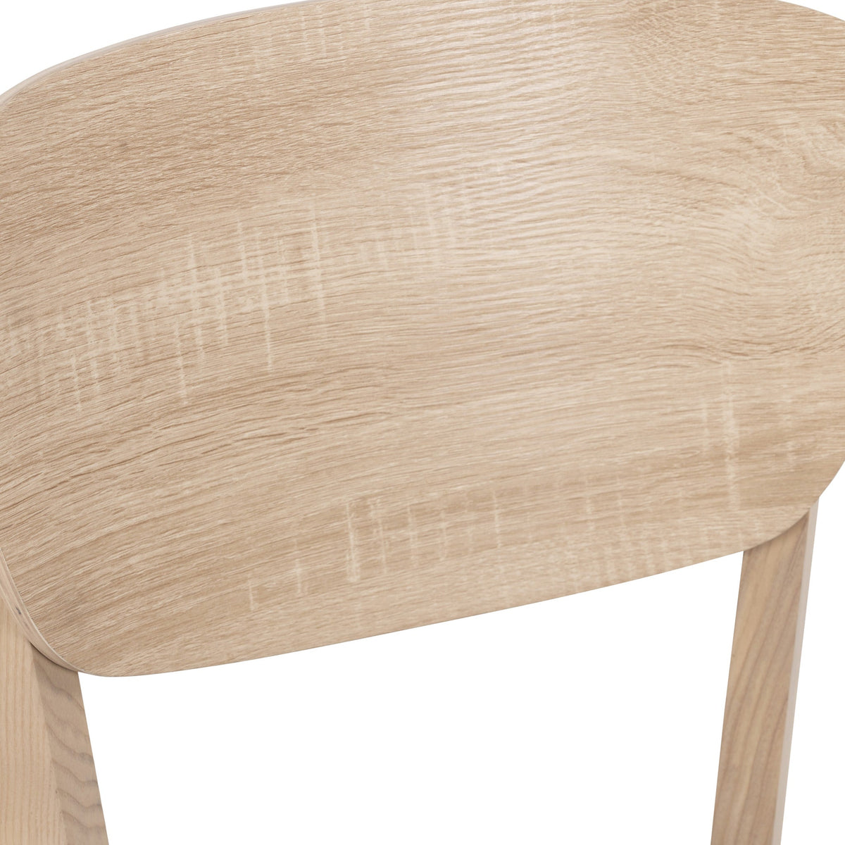 Jakob Oak Curved Dining Chair