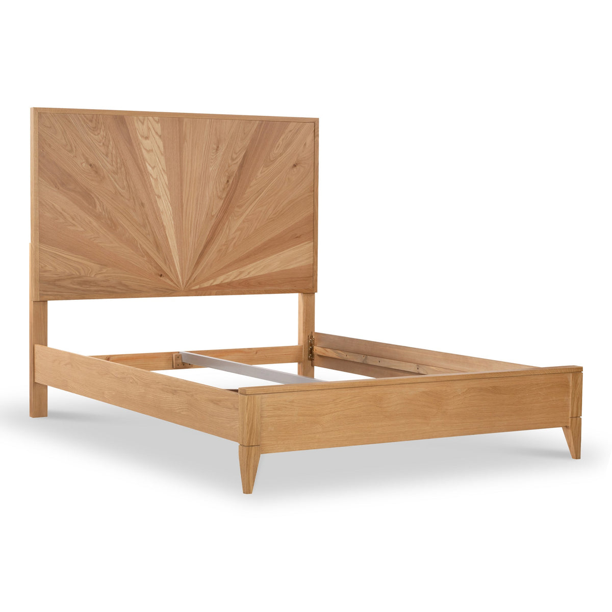 Sunburst Oak Bed Frame