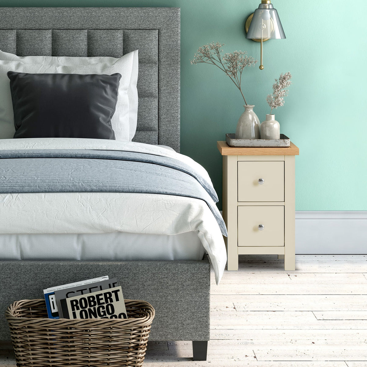 Farro Slim Bedside Table