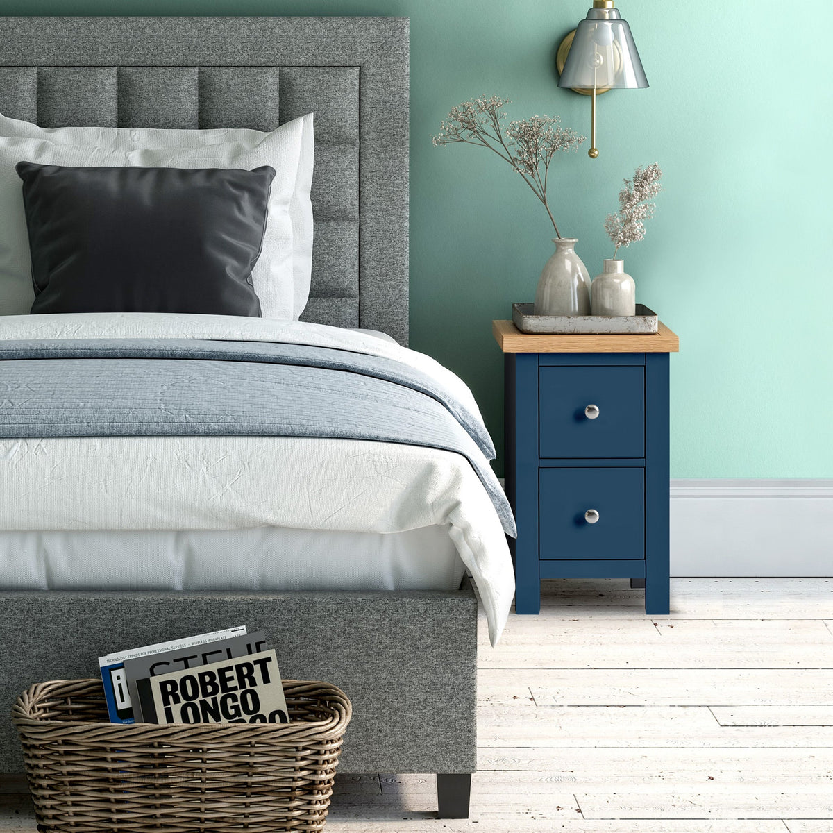 Farro Slim Bedside Table