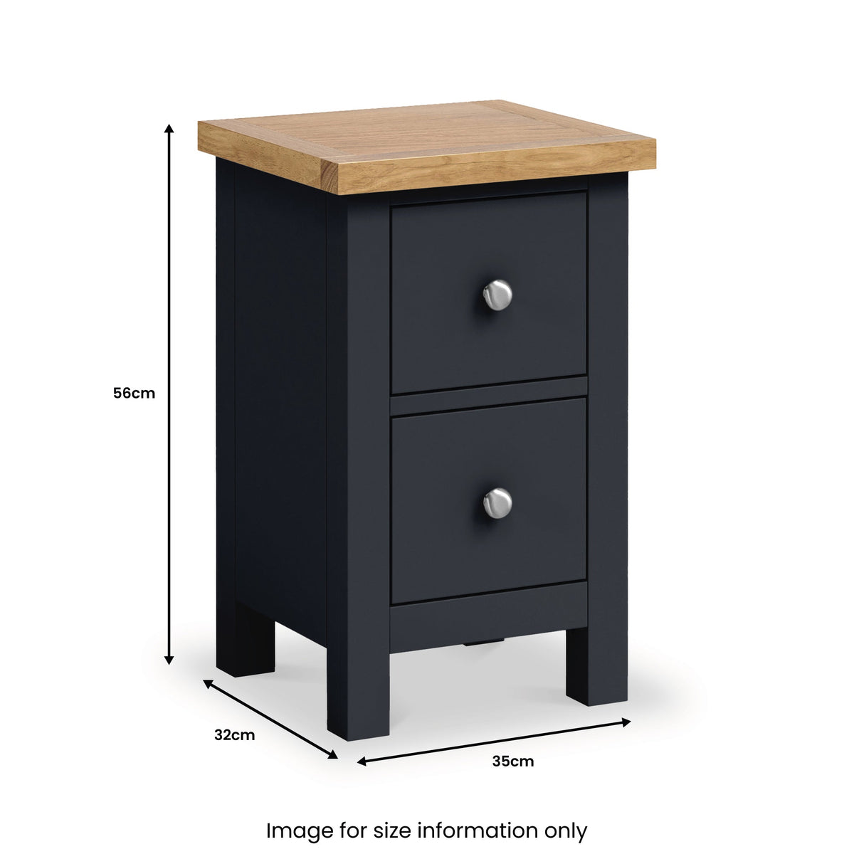 Farro Slim Bedside Table