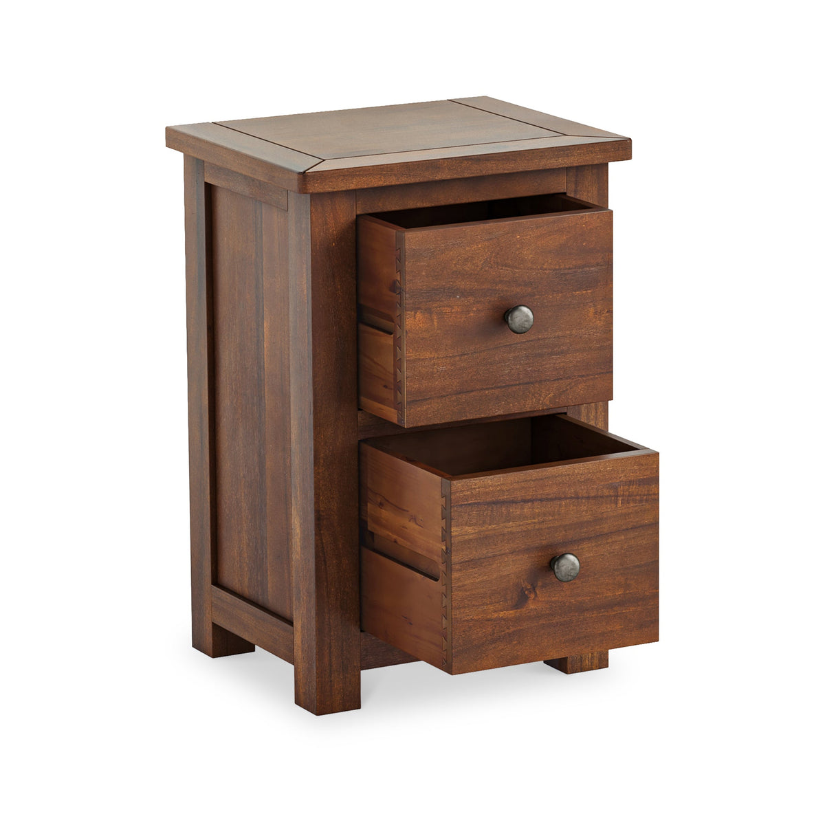 Duchy Acacia 2 Drawer Bedside Table