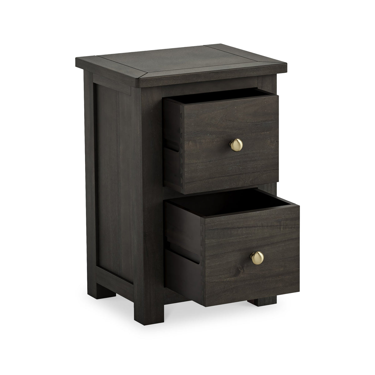 Duchy Acacia 2 Drawer Bedside Table