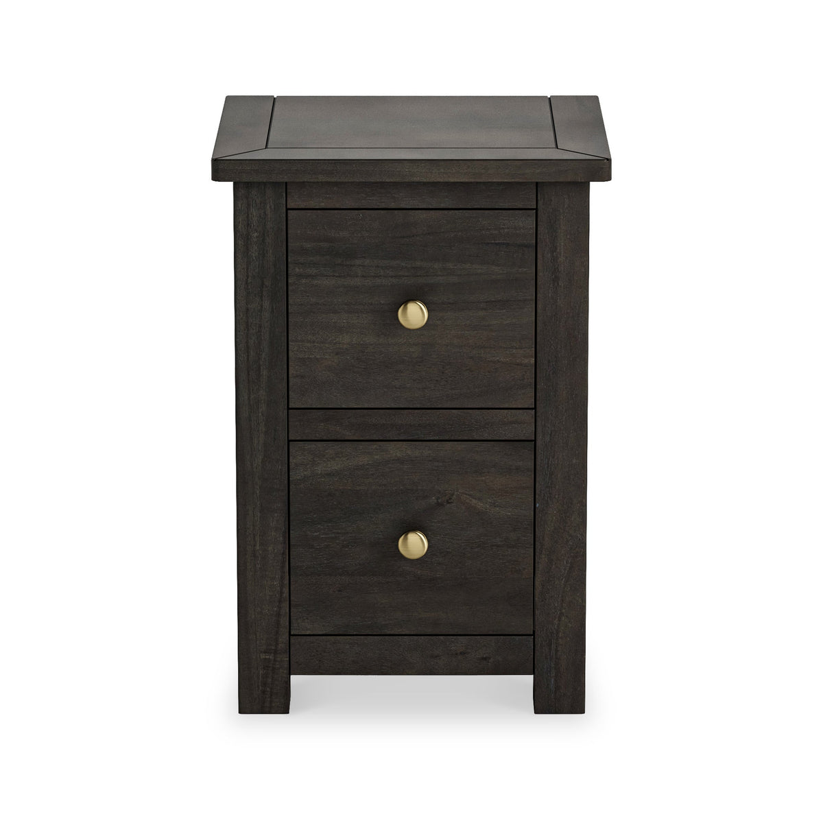 Duchy Acacia 2 Drawer Bedside Table