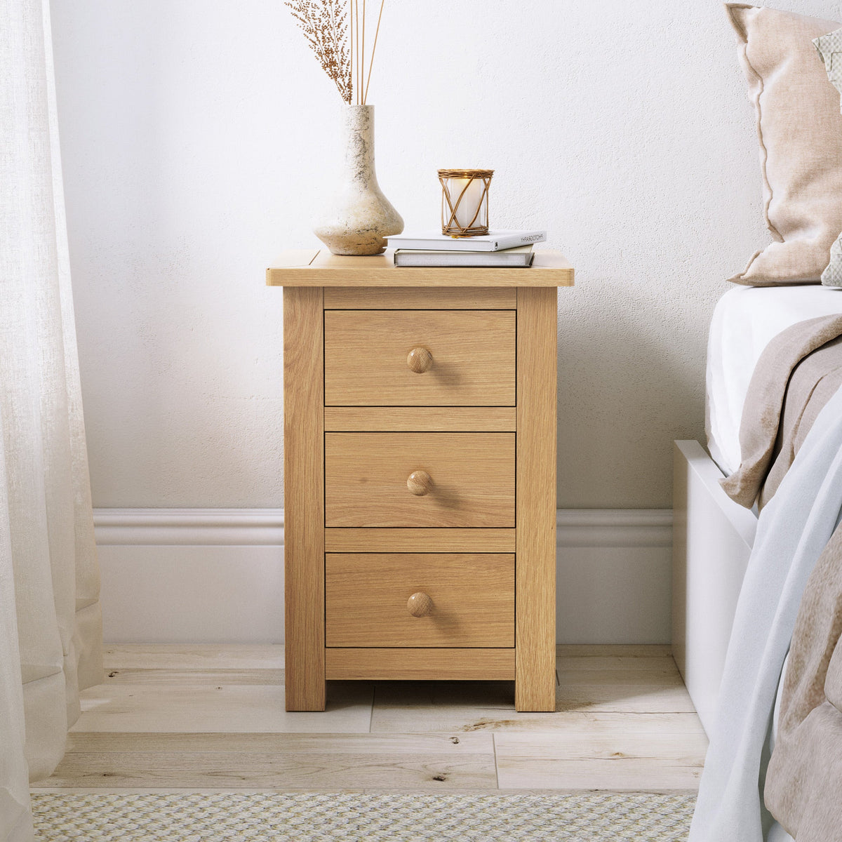 Duchy Oak Bedside Table