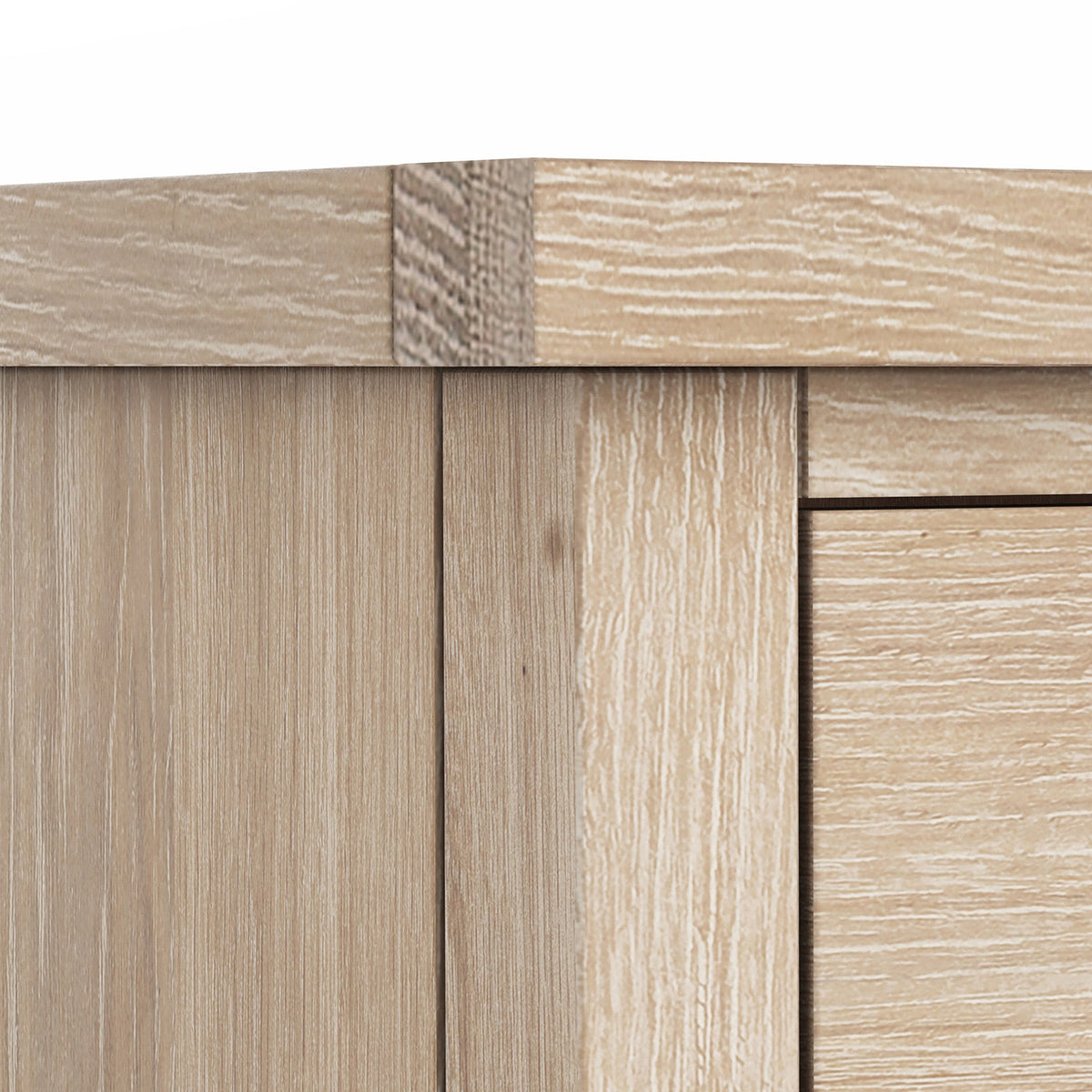 Farro Washed Oak Bedside Table