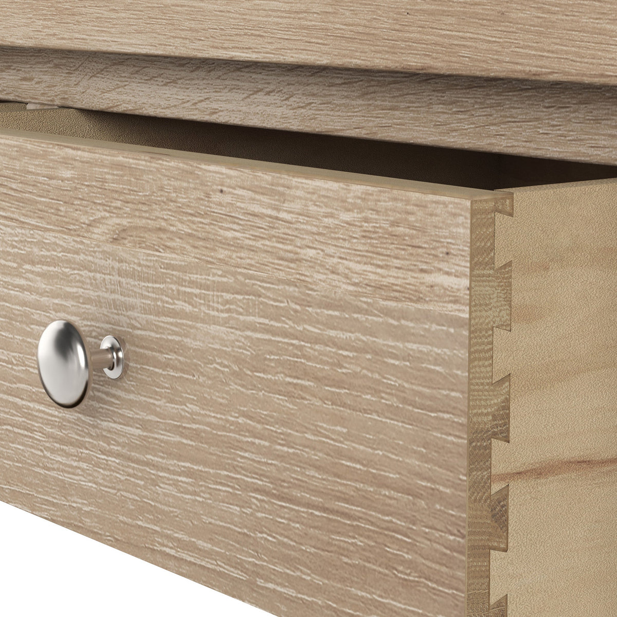 Farro Washed Oak Double Wardrobe with Drawers