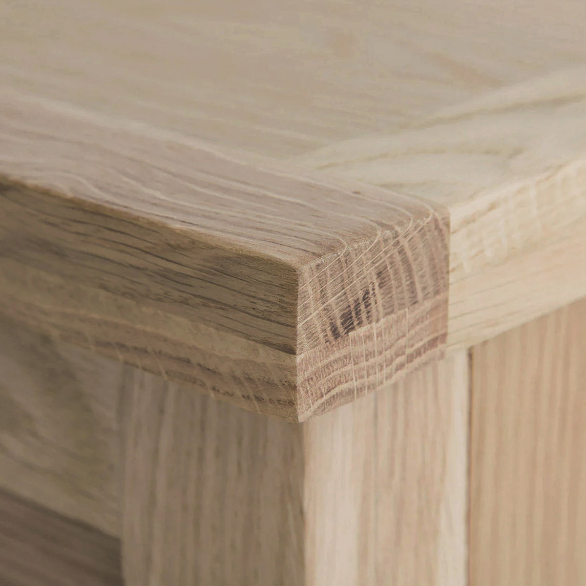 Farro Washed Oak Blanket Box