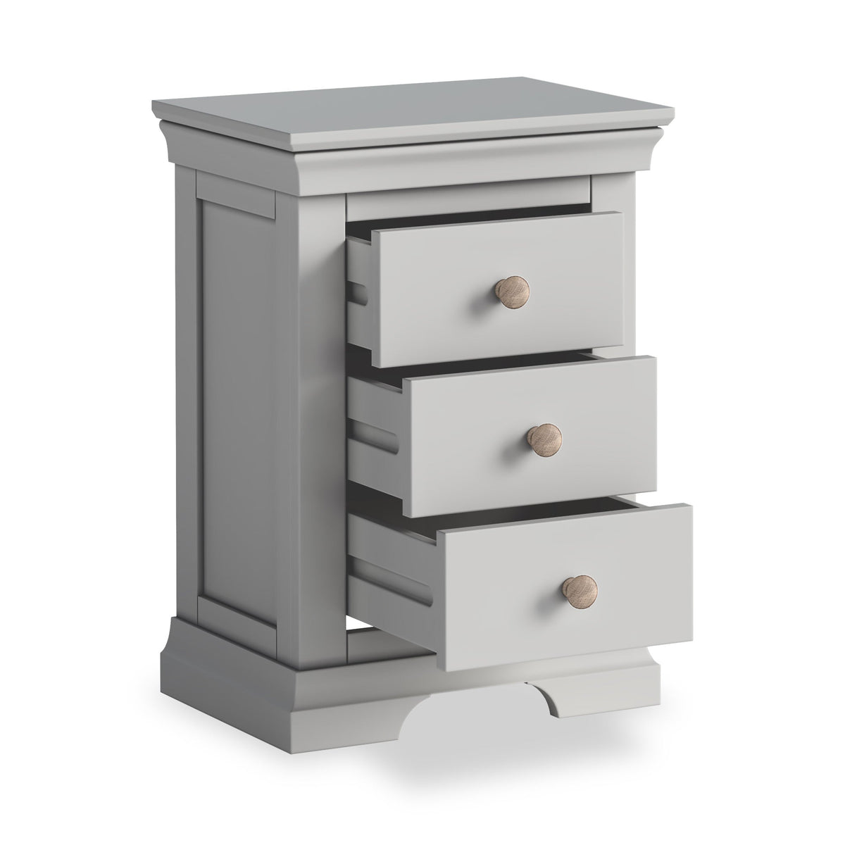 Colette 3 Drawer Bedside Table