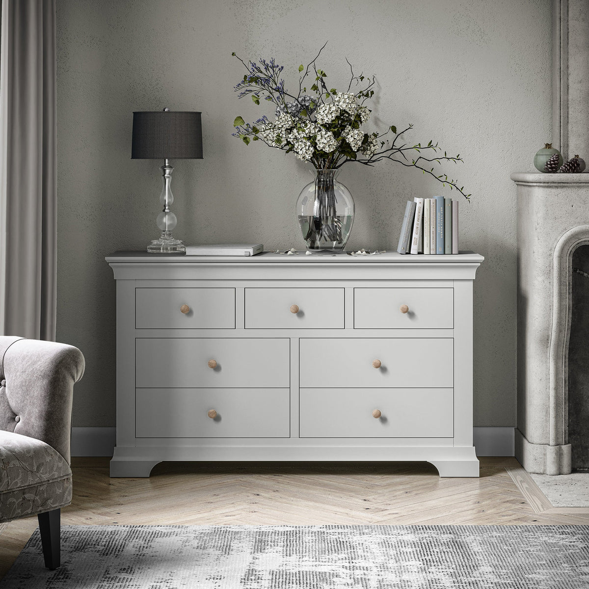 Colette 3 Over 4 Chest Of Drawers
