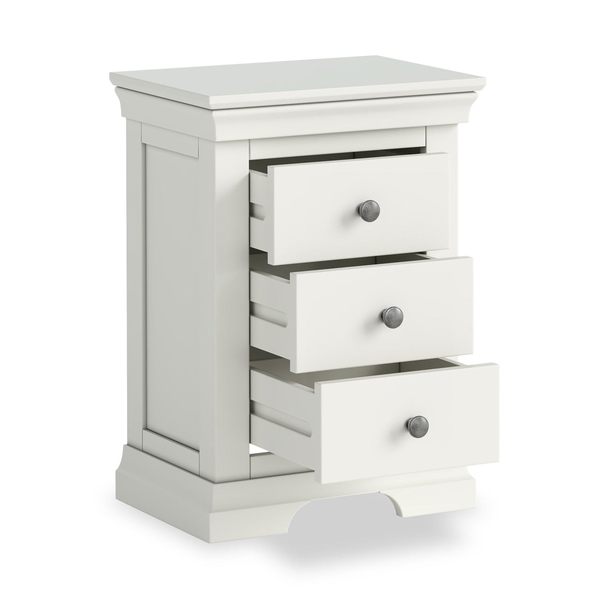 Colette 3 Drawer Bedside Table