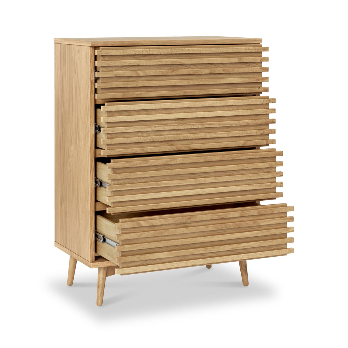Kari Light Oak 4 Drawer Chest