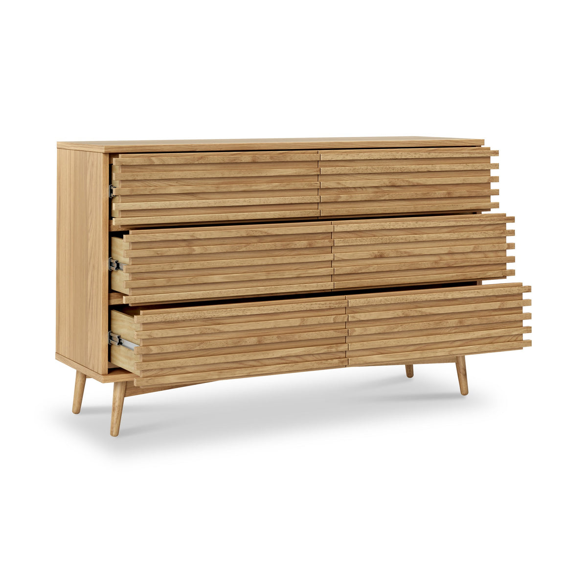 Kari Light Oak 6 Drawer Chest