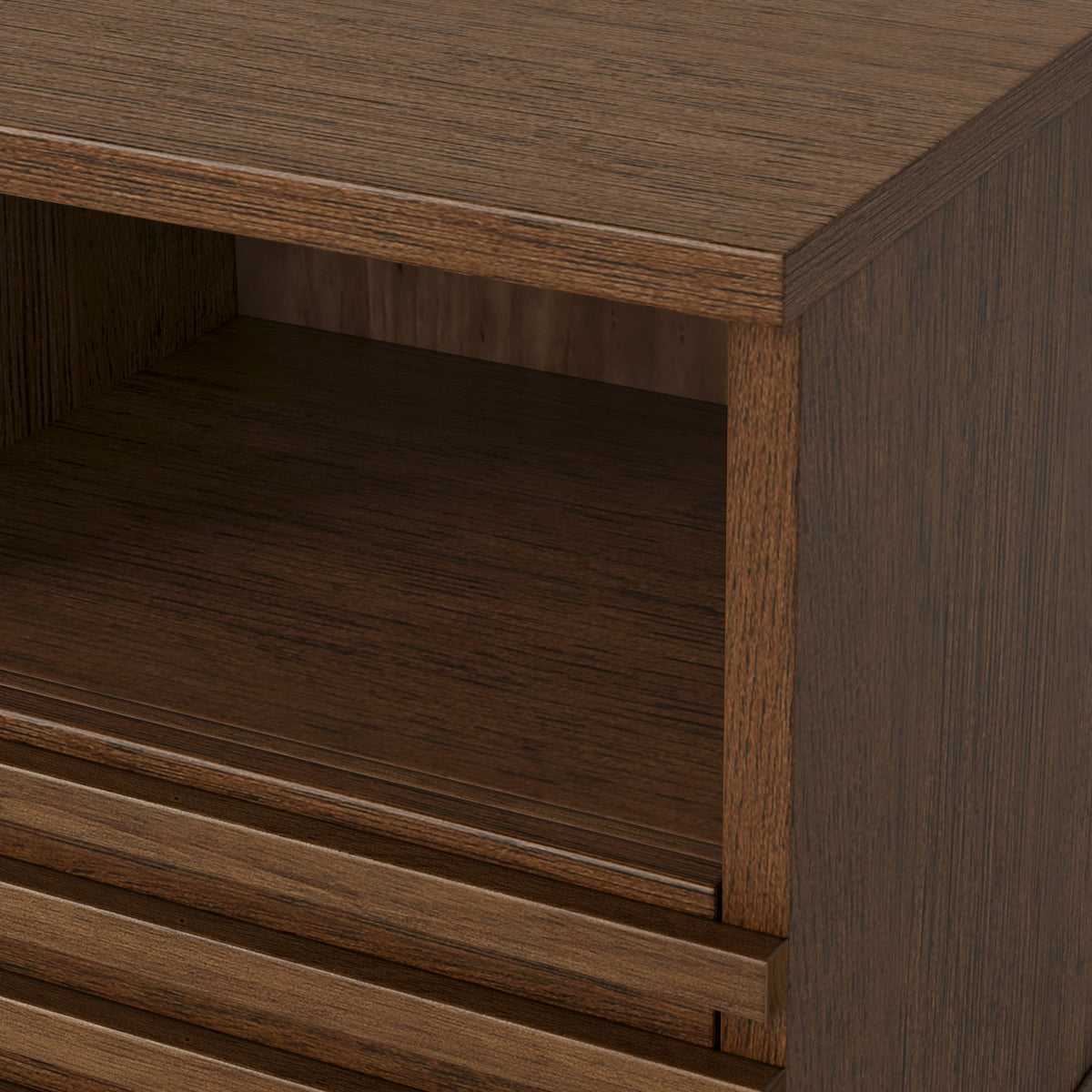 Kari Dark Oak Slim Bedside Table