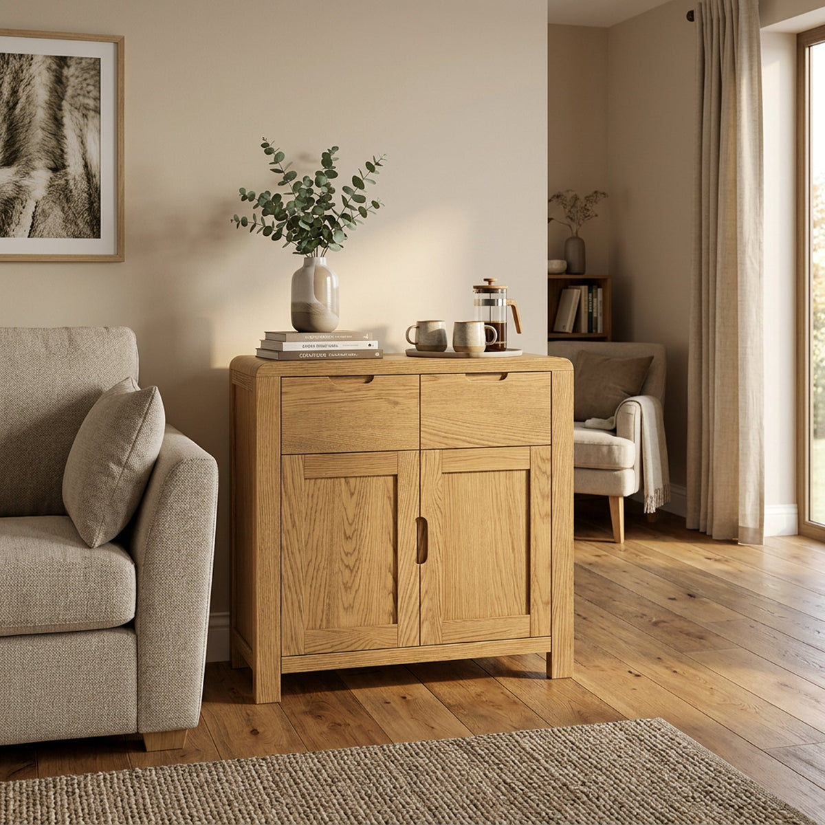 Penryn Oak Small Sideboard