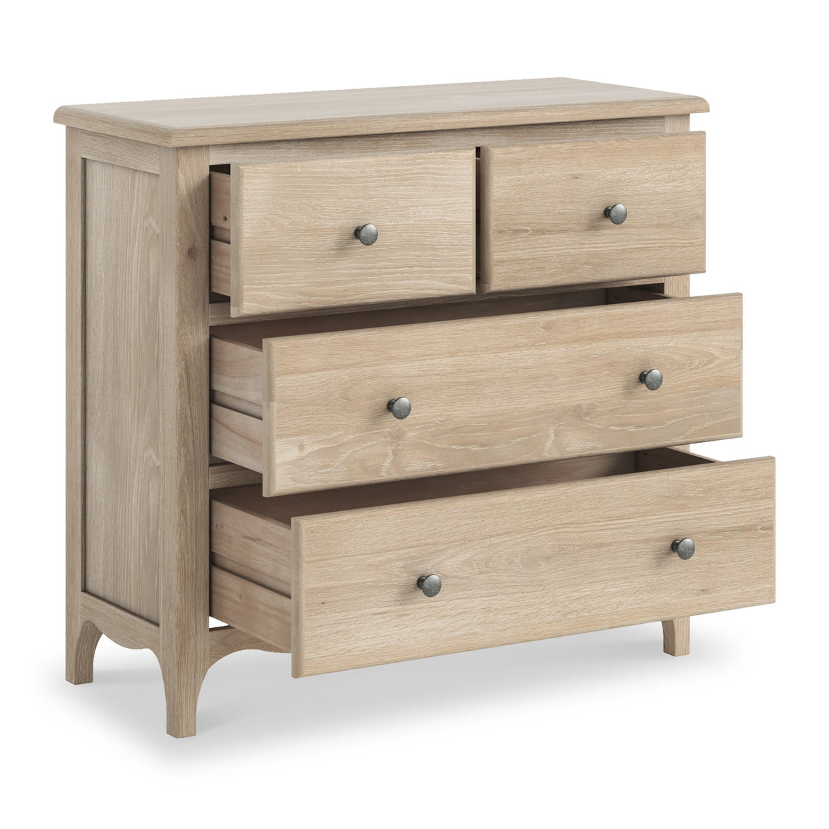 Celine Washed Oak 2 Over 2 Drawer Chest