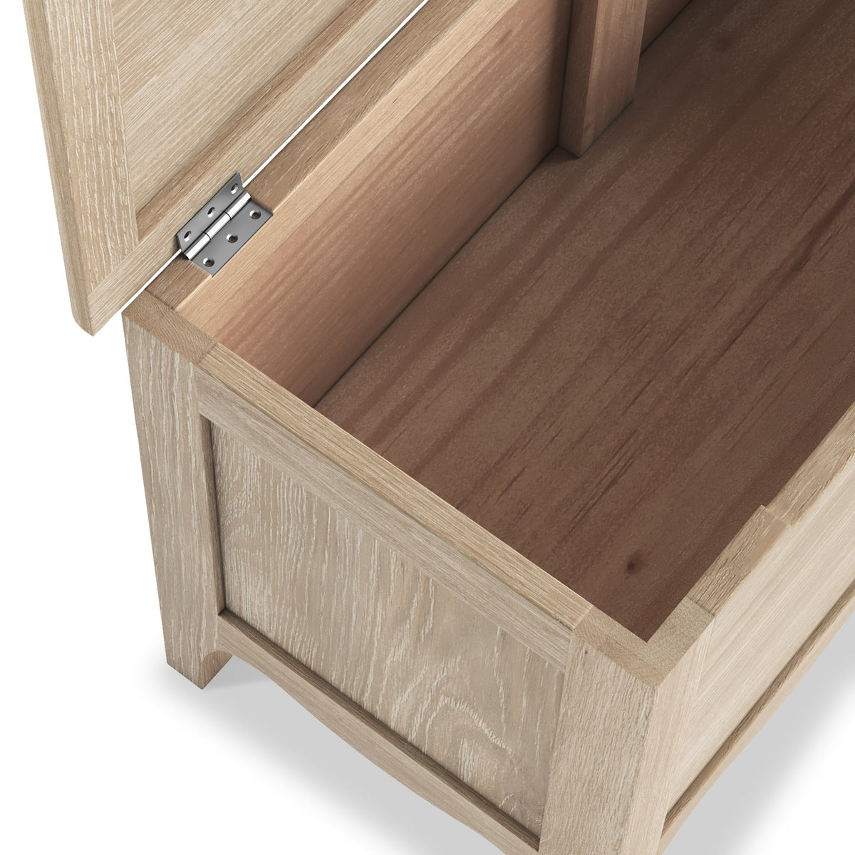 Celine Washed Oak Blanket Box