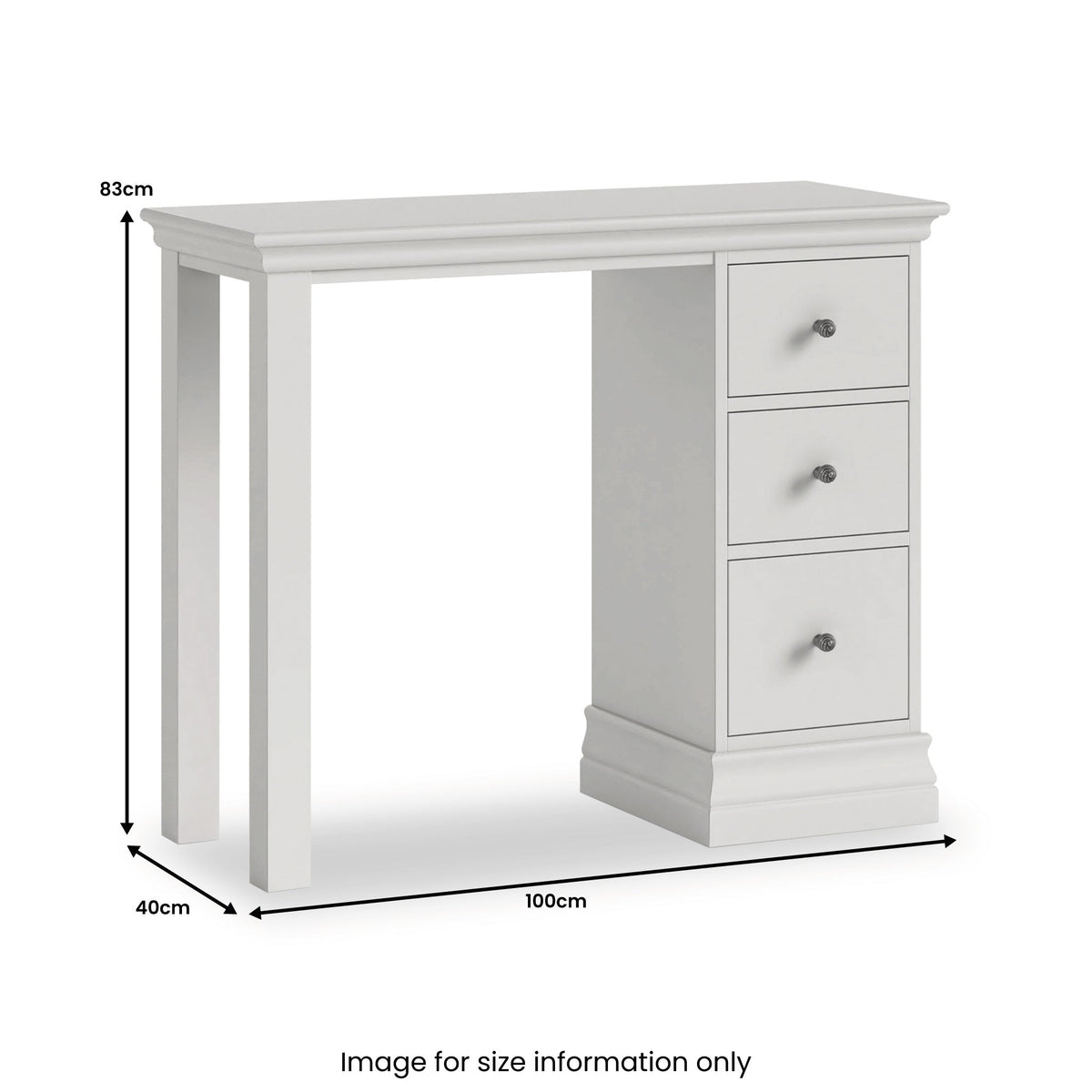 Ingleby Single Pedestal Dressing Table