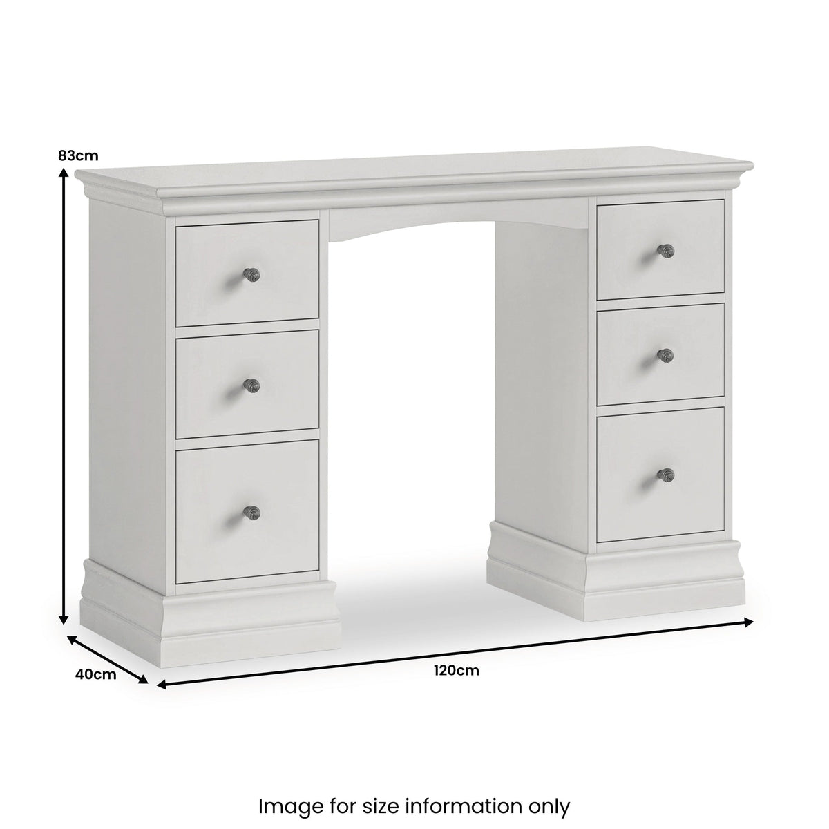 Ingleby Double Pedestal Dressing Table