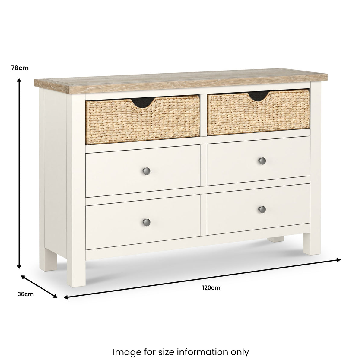 Farro Basket 6 Drawer Chest