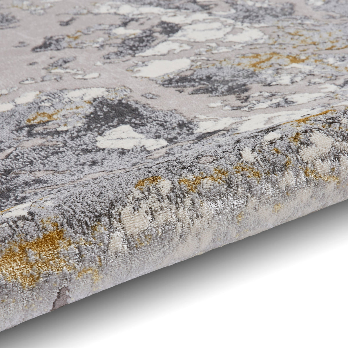 Aldrin Grey Marble Effect Rug
