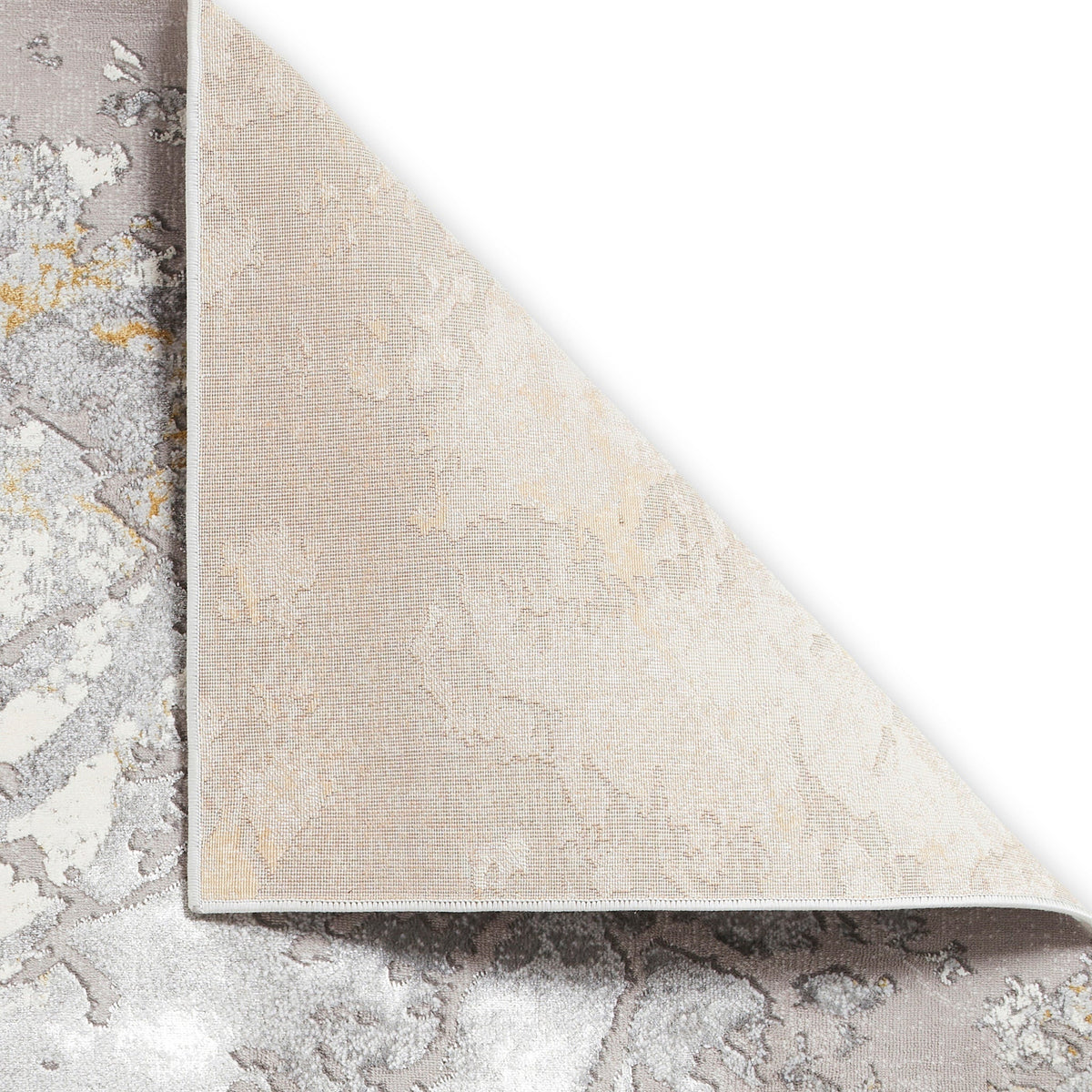 Aldrin Grey Marble Effect Rug