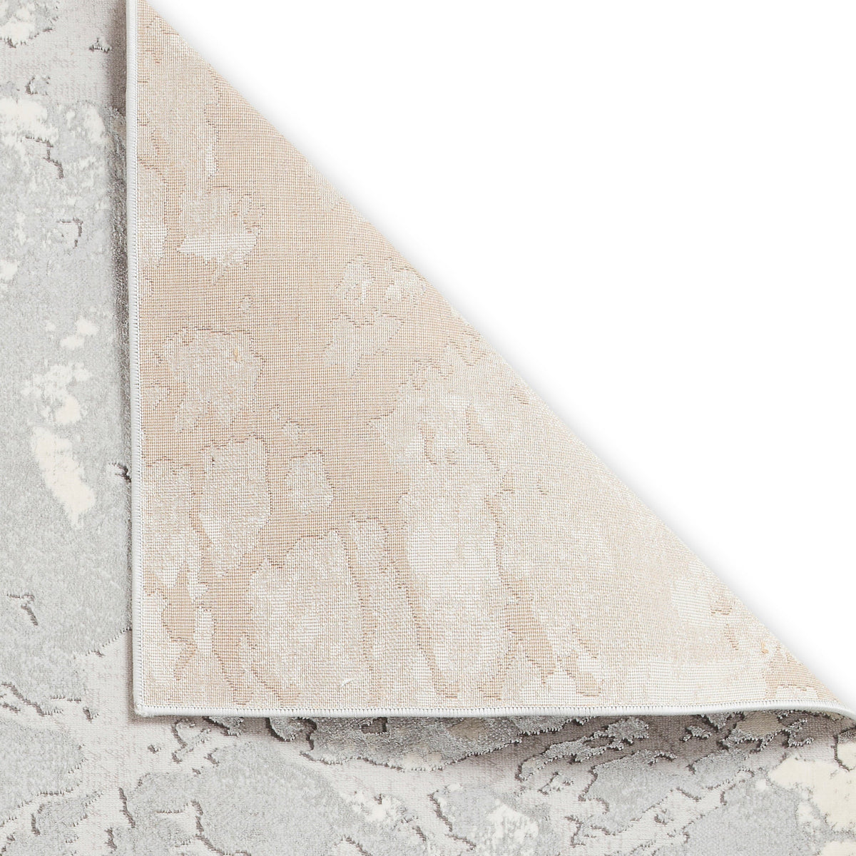 Aldrin Grey Marble Effect Rug