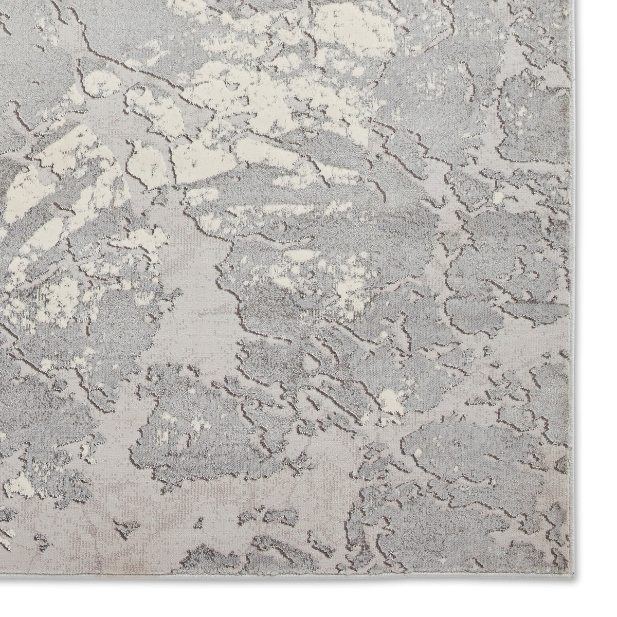 Aldrin Grey Marble Effect Rug