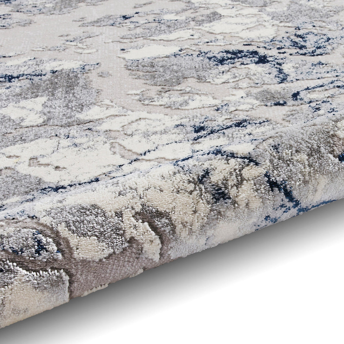 Aldrin Grey Marble Effect Rug
