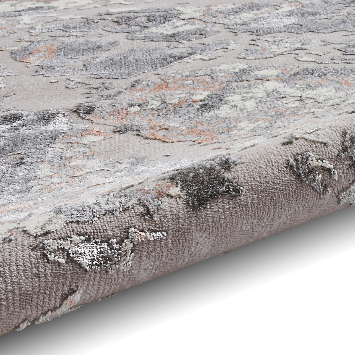 Aldrin Grey Marble Effect Rug