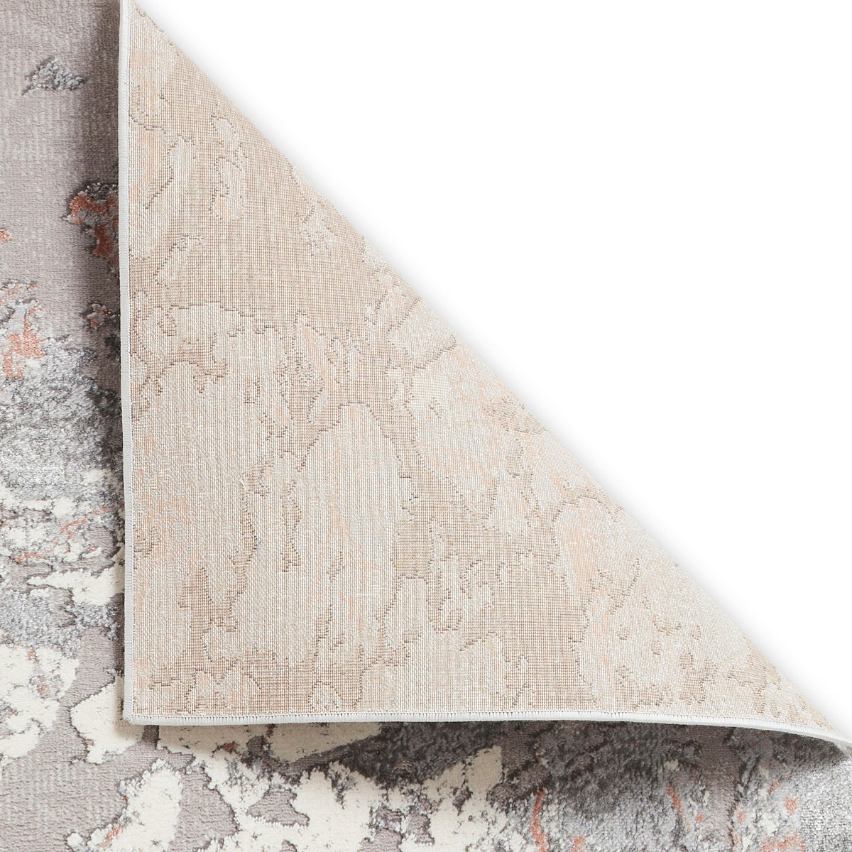 Aldrin Grey Marble Effect Rug