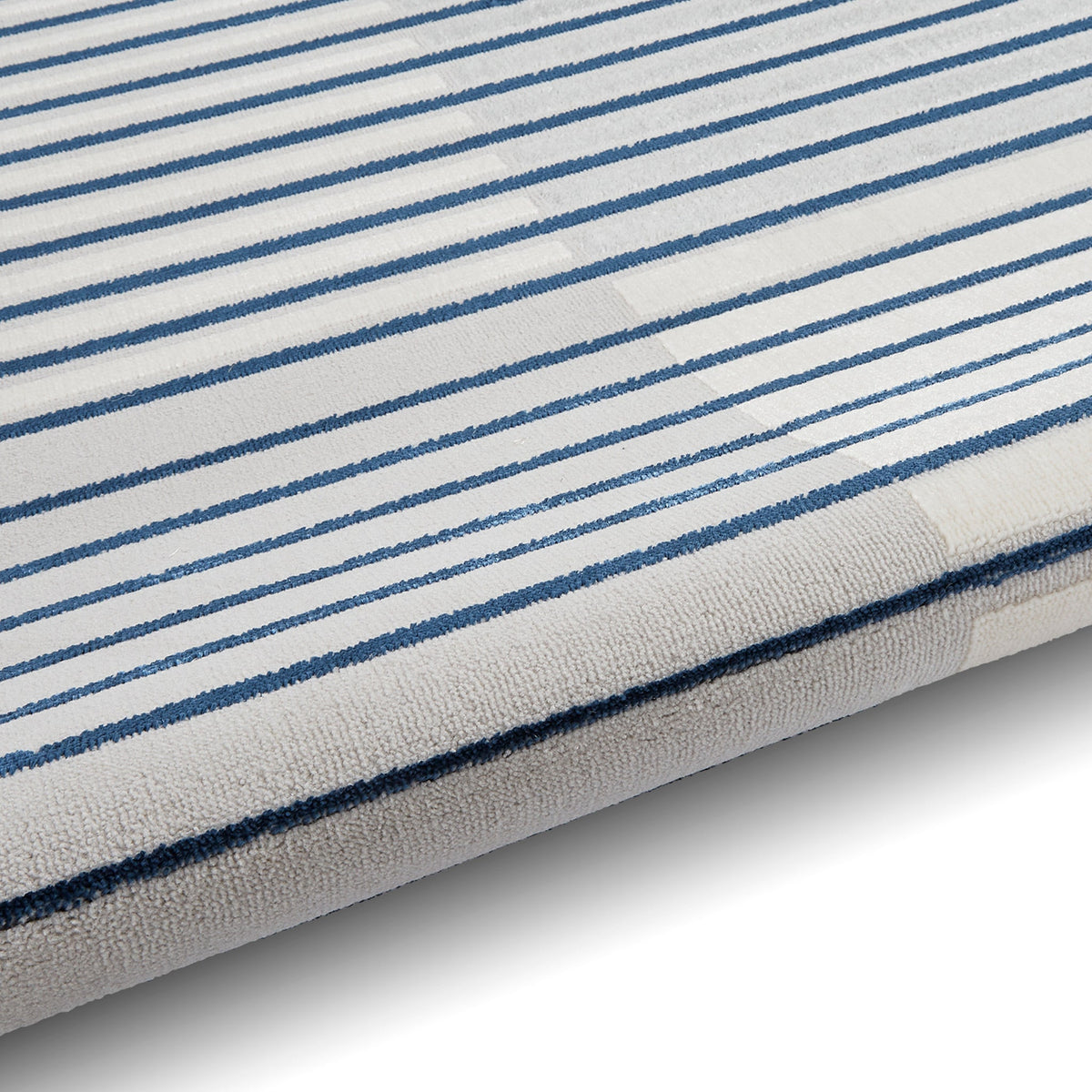 Aldrin Grey Striped Patterned Rug