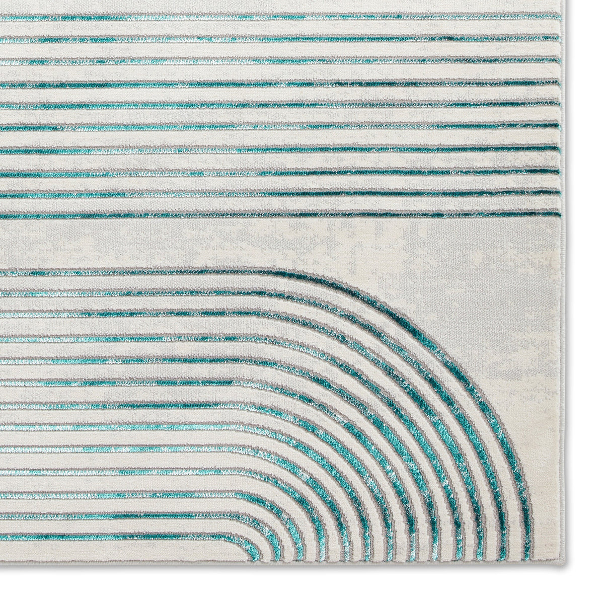 Aldrin Grey Swirl Patterned Rug