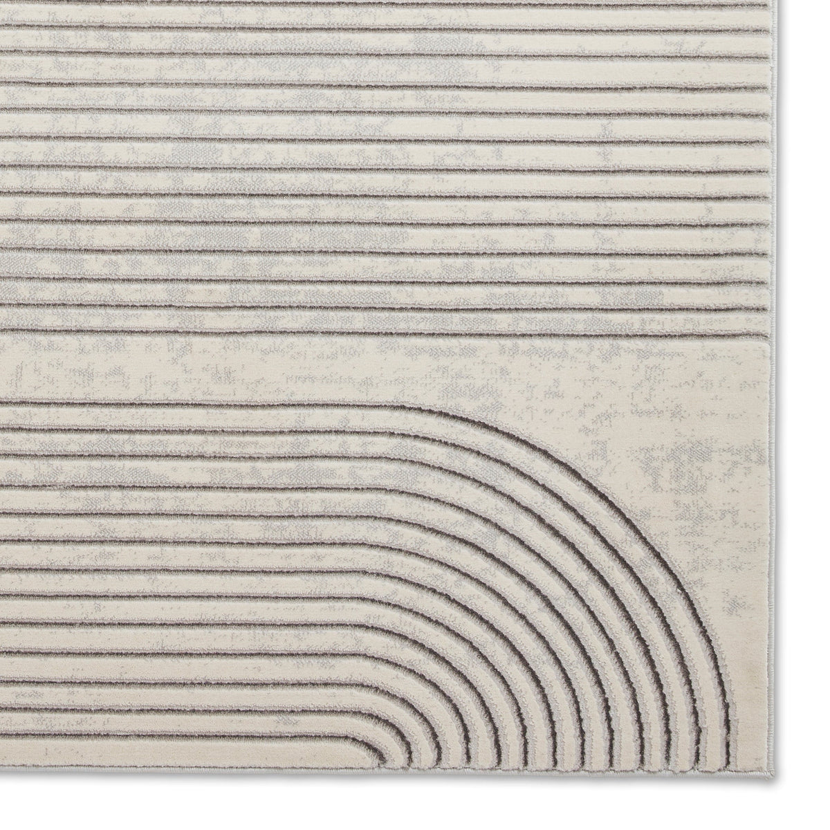Aldrin Grey Swirl Patterned Rug