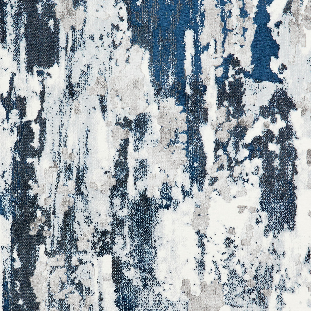 Aldrin Distressed Metallic Effect Rug