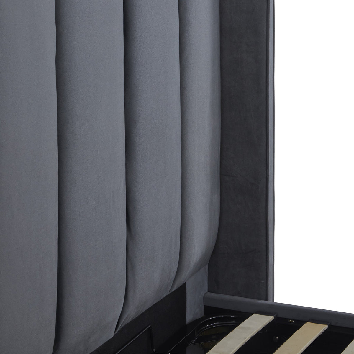 Mia Velvet Ottoman Storage Bed Frame