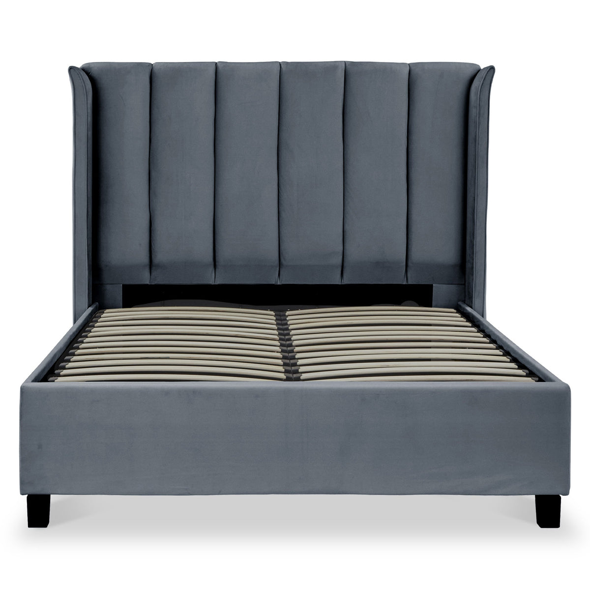 Mia Velvet Ottoman Storage Bed Frame
