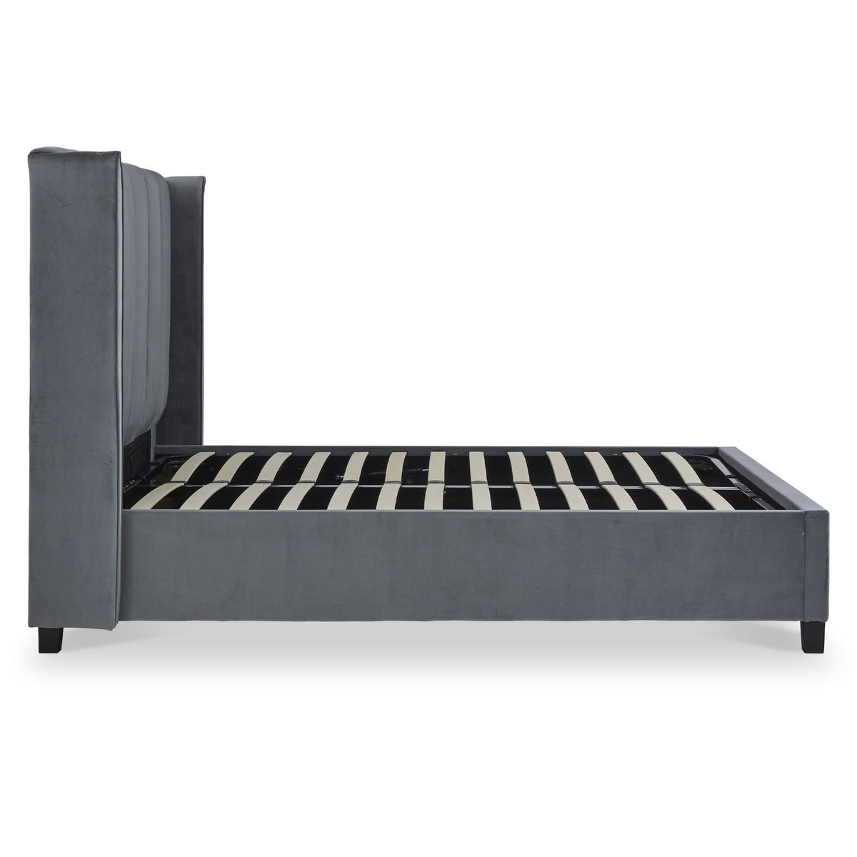 Mia Velvet Ottoman Storage Bed Frame
