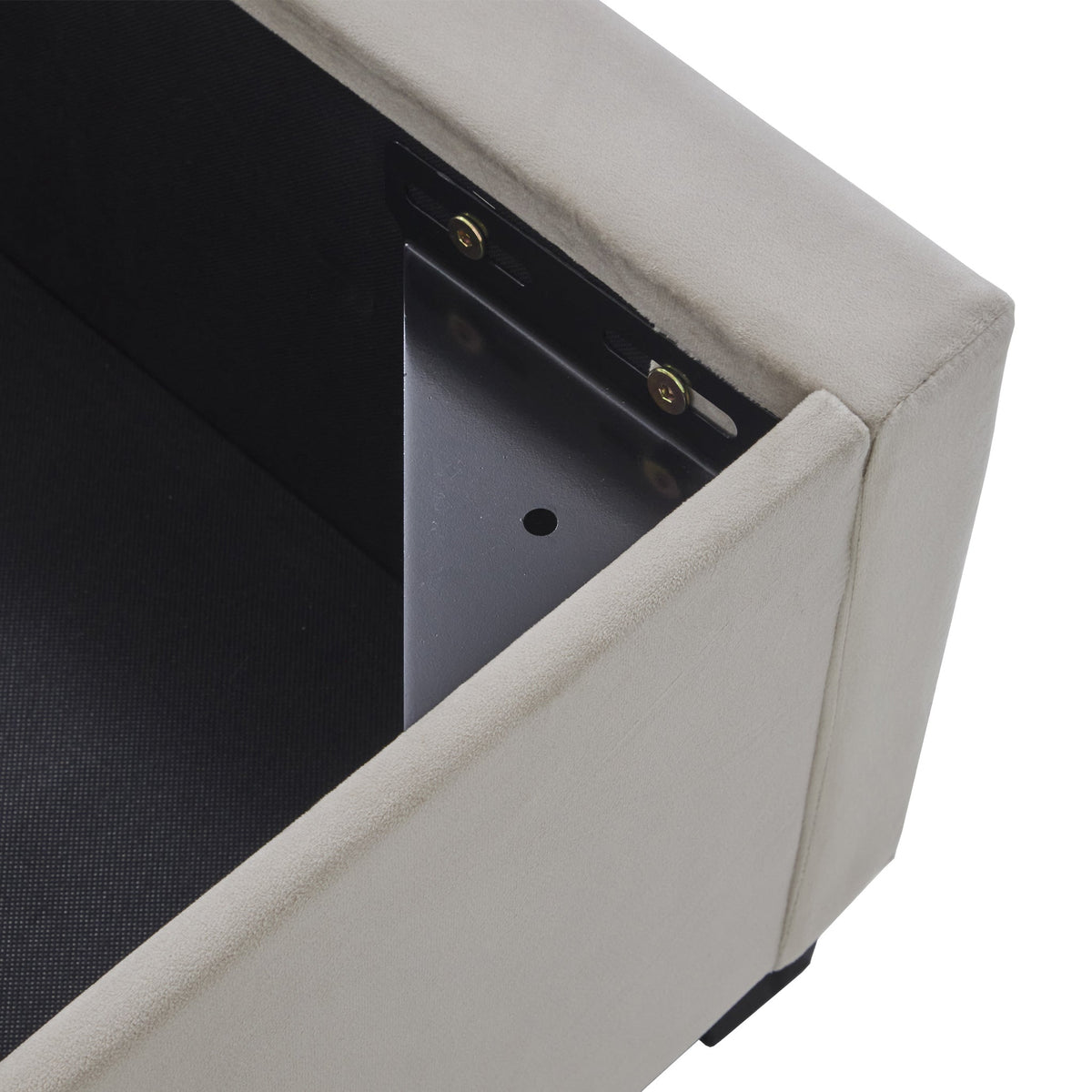 Mia Velvet Ottoman Storage Bed Frame