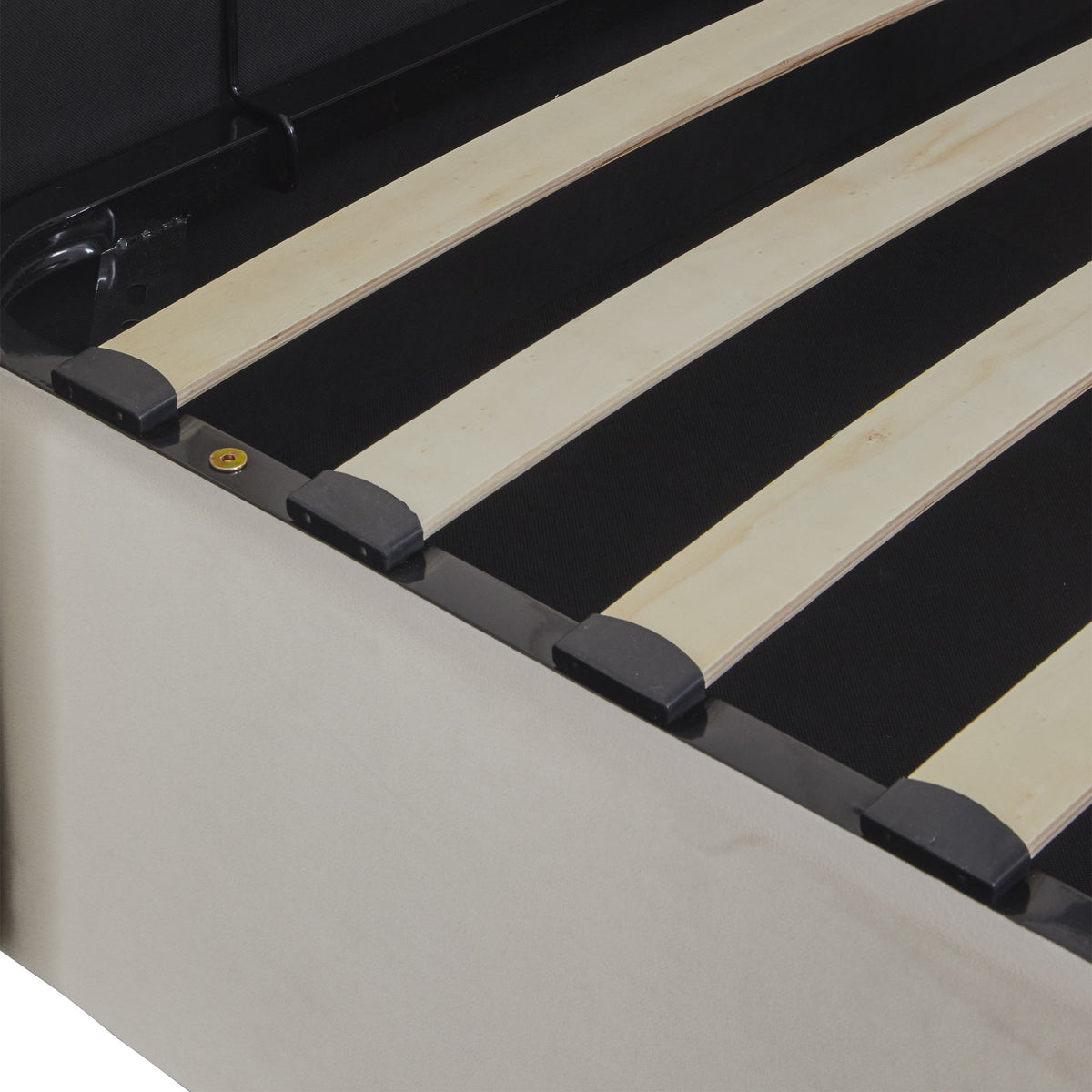 Mia Velvet Ottoman Storage Bed Frame