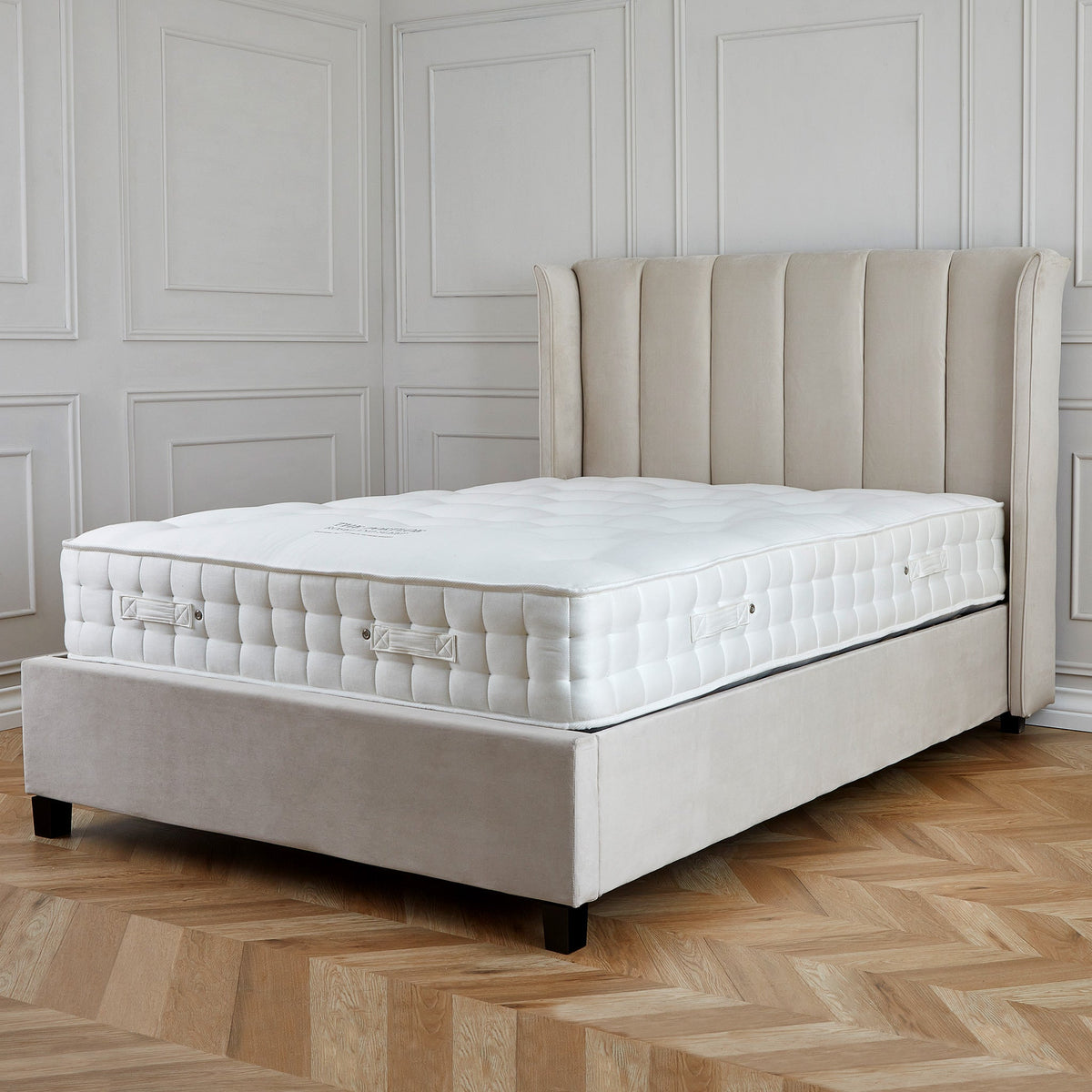 Mia Velvet Ottoman Storage Bed Frame