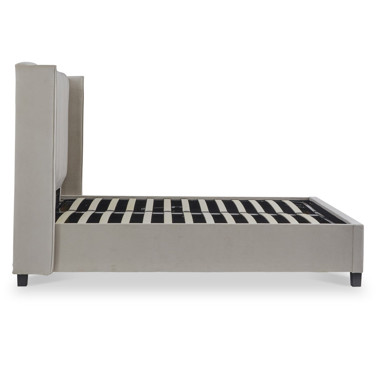 Mia Velvet Ottoman Storage Bed Frame