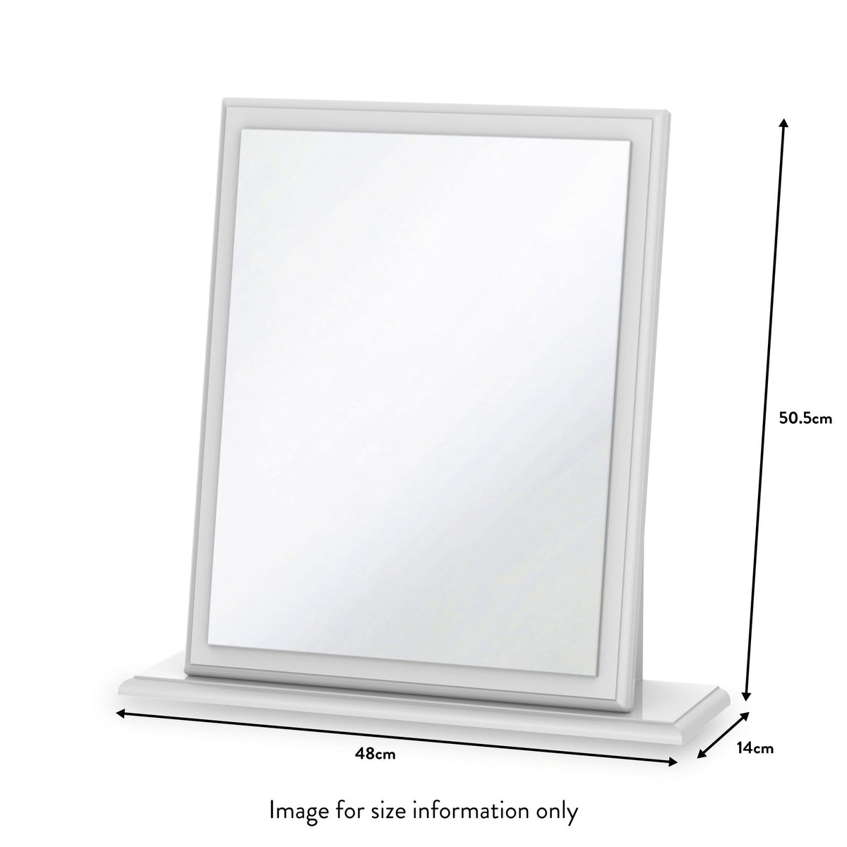 Kinsley White Gloss Mirror