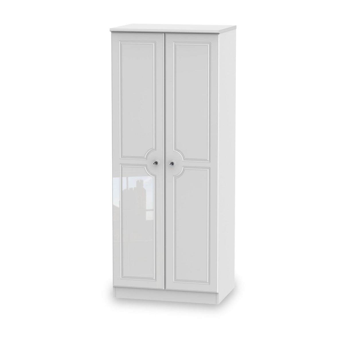 Kinsley White Gloss 3 Piece Bedroom Set